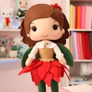 Flor de Natal – Enchanted Christmas Doll Felt Pattern