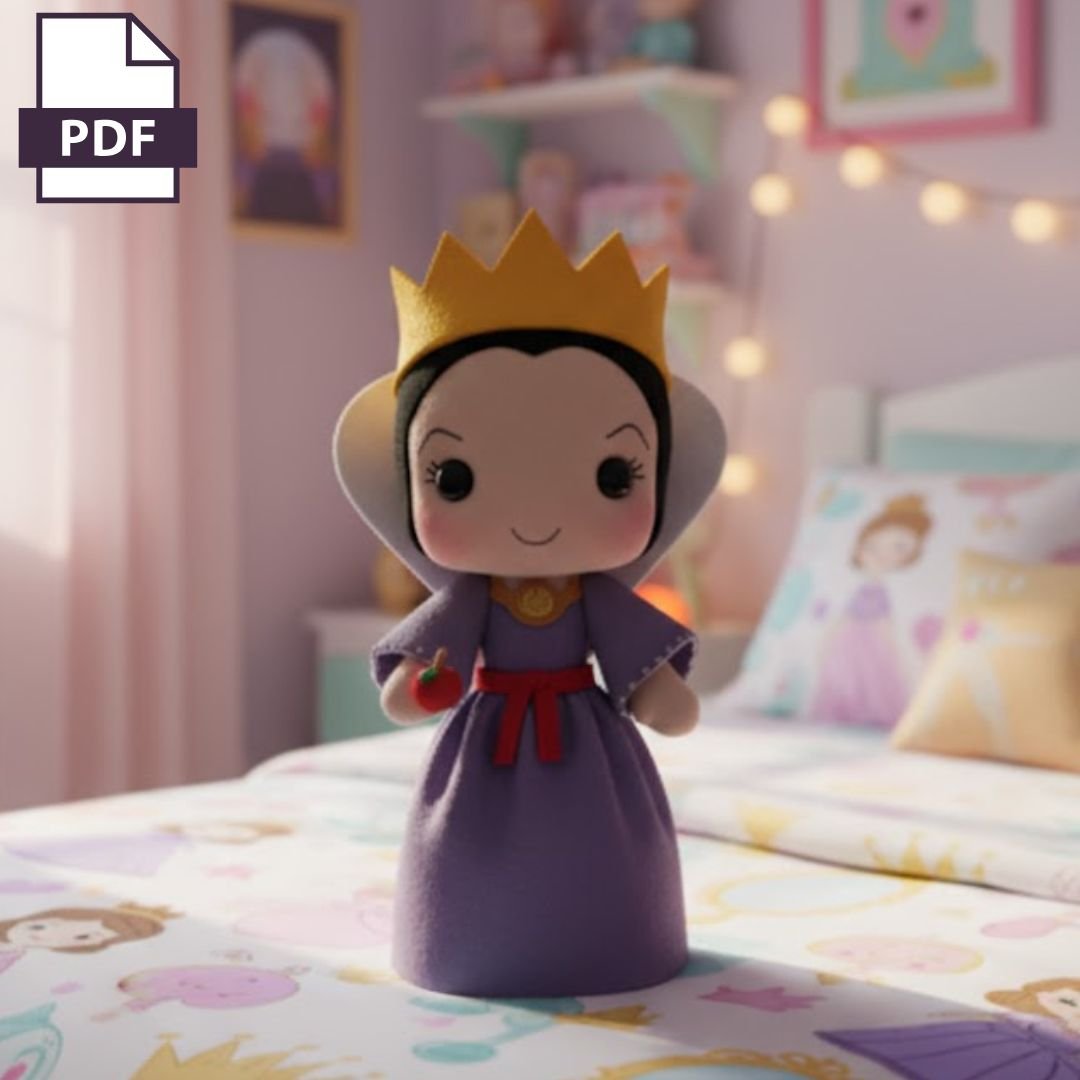 Princesses vs Villains – Felt Pattern Collection (6 PDF Templates) - Image 15