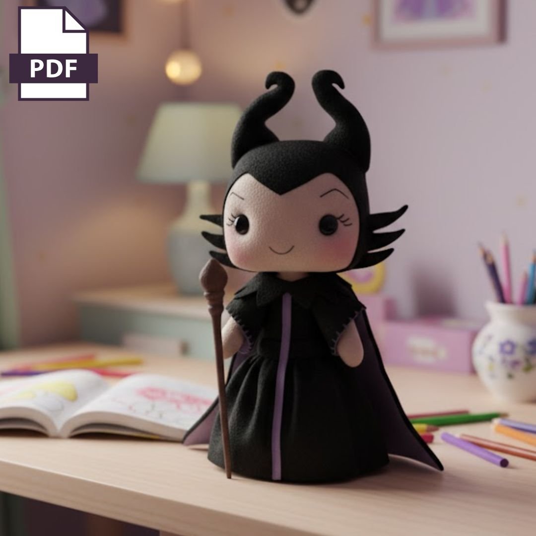 Princesses vs Villains – Felt Pattern Collection (6 PDF Templates) - Image 16