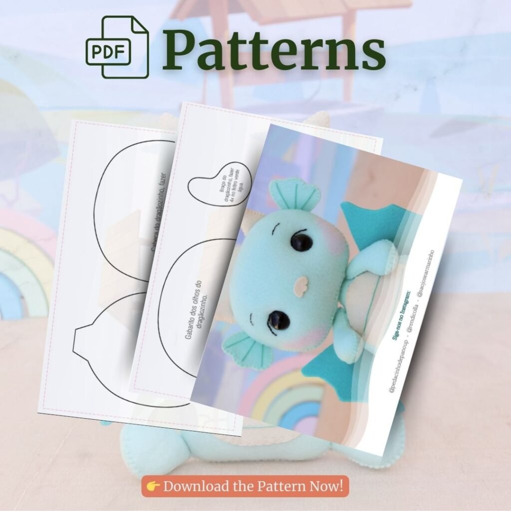 Felt Dragon Pattern