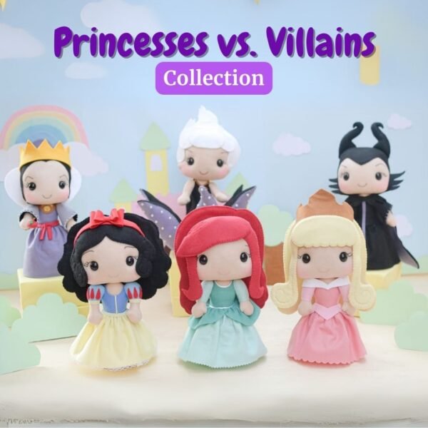 Princesses vs Villains – Felt Pattern Collection (6 PDF Templates)