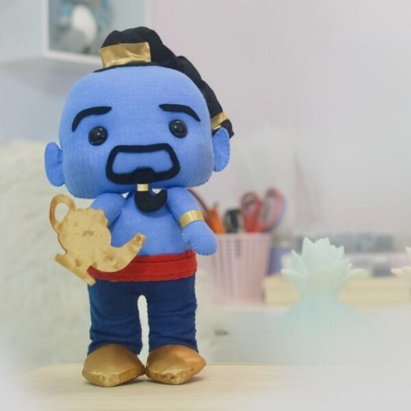 Genie felt plush pattern PDF template