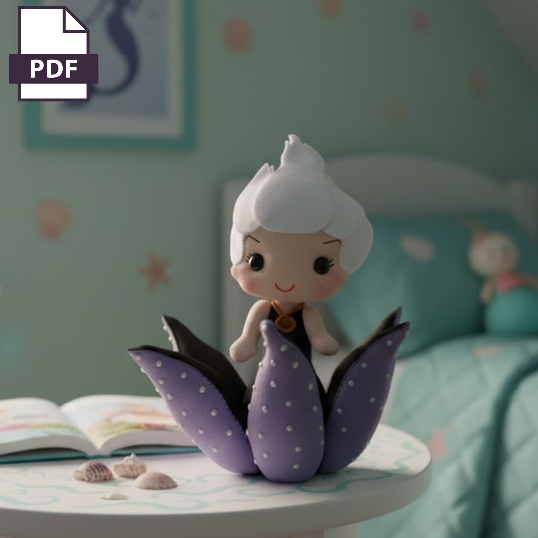 Princesses vs Villains – Felt Pattern Collection (6 PDF Templates) - Image 6