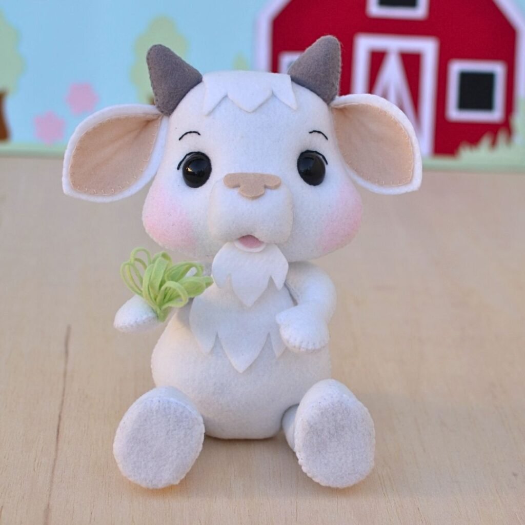 Goat Felt Pattern