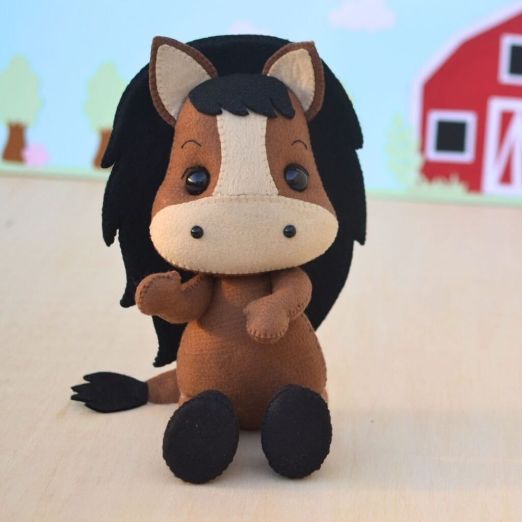 Farm Horse Felt Pattern