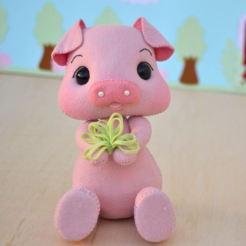 Pig Felt Pattern