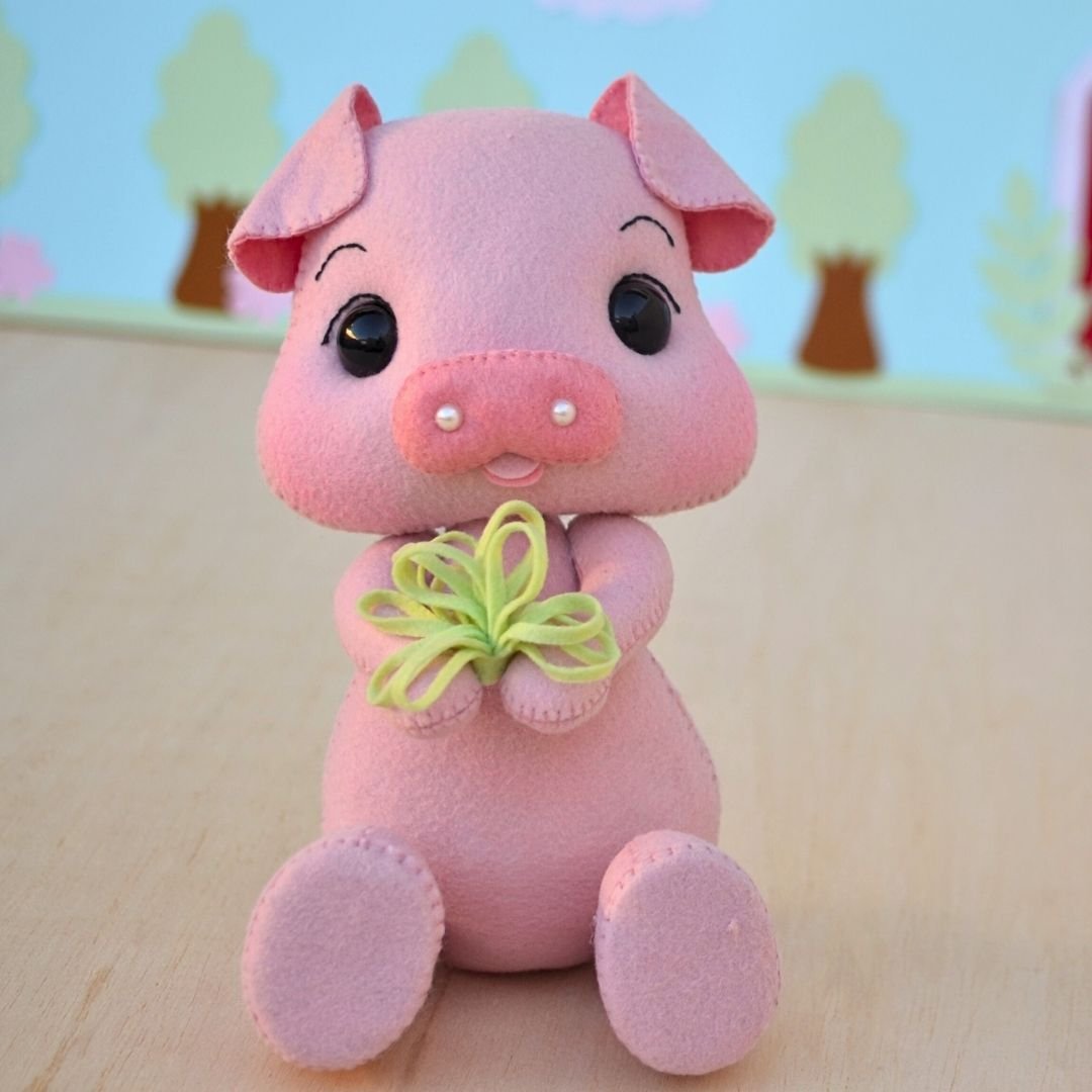 Pig Felt Pattern